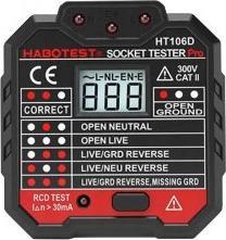 Immagine prodotto Habotest HT106D Tester per prese (CAT II 300V)