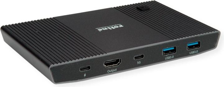 Actual product image Roline KVM switch 2-gang/dock USB-C