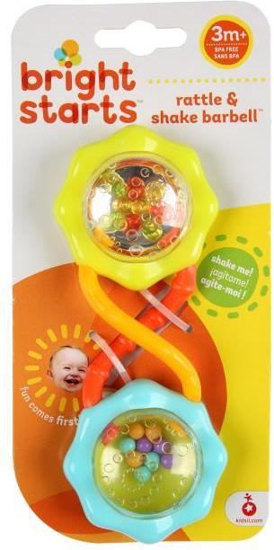 Immagine prodotto Bright Starts Rattle, Rattle & Shake Barbell™, verde