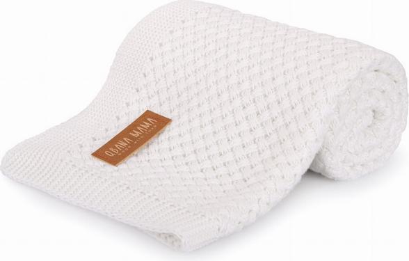 Produktbild Qbana Mama Bambus Häkeldecke Creme (90 x 75 cm)