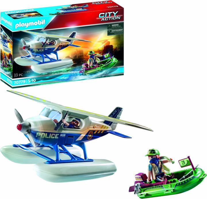 Actual product image Playmobil Police seaplane: Smuggler pursuit (70779, Playmobil City Action)