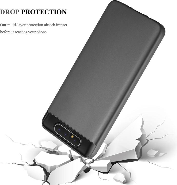 Productafbeelding Cadorabo TPU Matte Metallic hoes (Samsung Galaxy A80)