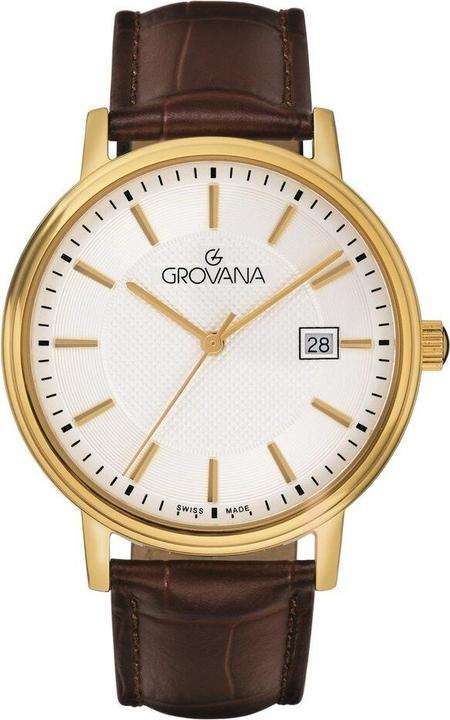 Immagine prodotto Grovana Collezione Kensington Traditional - Orologio al quarzo di produzione svizzera (Fatto in Svizzera)