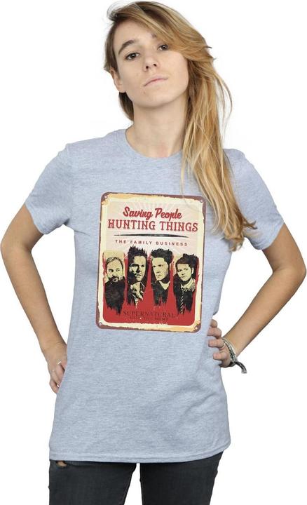 Immagine prodotto Supernatural Family Business Sign Maglietta Ampia Donna (L)
