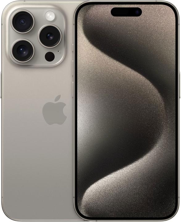 Apple iPhone 15 Pro (128 GB, Natuurlijk titanium, 6.10", SIM + eSIM, 48 Mpx, 5G)