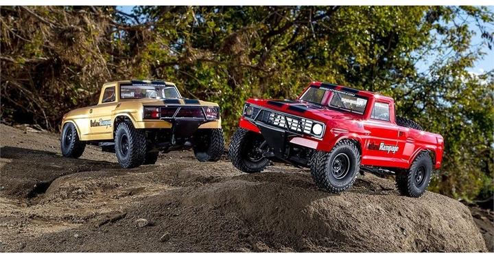 Image du produit Kyosho Trophy Truck Outlaw Rampage Pro Type 2 ARTR Gold (Presque prêt à être conduite)