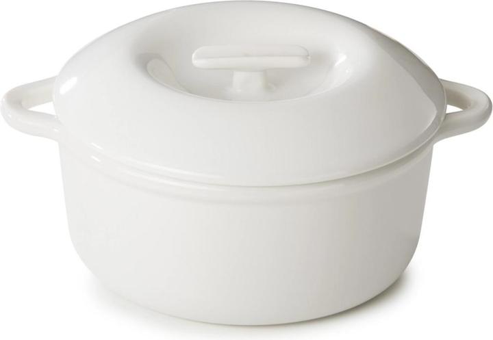 Revol Bombance round oven casserole 22 cm orzell alabaster white (22 cm, Casserole + Stewpot)