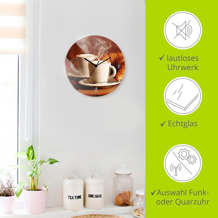 Produktbild Artland Dampfender Cappuccino und Croissant T5XO (30 cm)