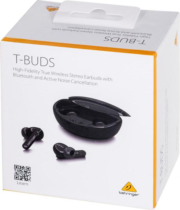 Image du produit Behringer T-BUDS Ecouteurs Bluetooth à suppression active du bruit (ANC, 4 h, Sans fil)