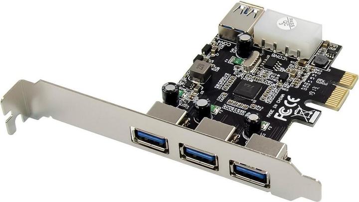 Produktbild MicroConnect 3+1 port USB 3.0 PCIe card