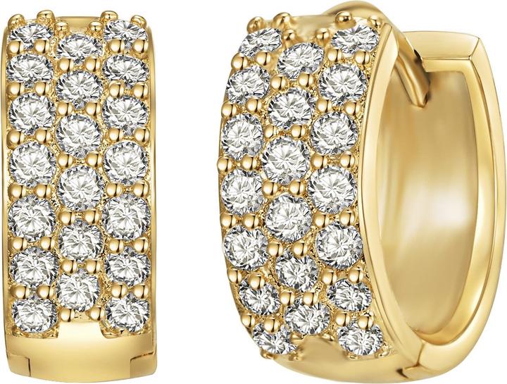 Immagine prodotto Lulu & Jane Ottone da donna con zirconi in oro giallo - 29145 (Ottone)