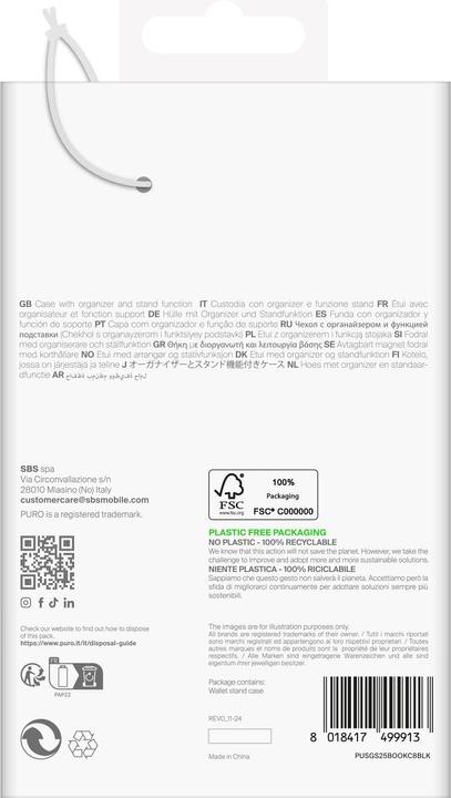 Produktbild Puro Klapphülle (Samsung Galaxy S25)