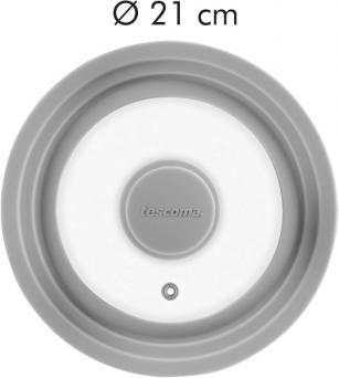 Image du produit Tescoma Unicover Couvercle Ø 16, 18, 20 cm Gris (21 cm, Matières plastiques, Métal)