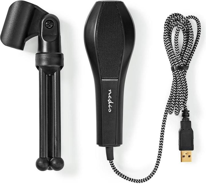 Image du produit Nedis Microphone à utiliser par : Ordinateur de bureau/portable Câblé 1x USB