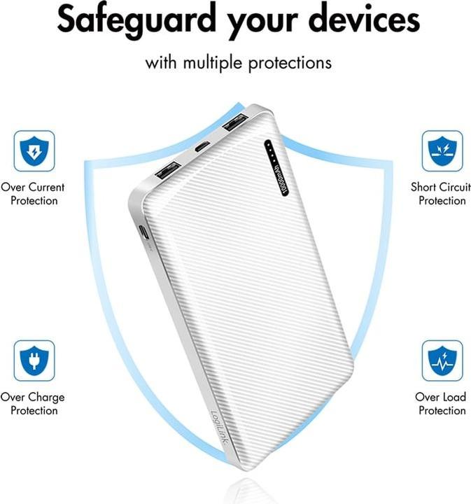 Produktbild LogiLink Zusatzakku (10000 mAh, 10 W, 37 Wh)