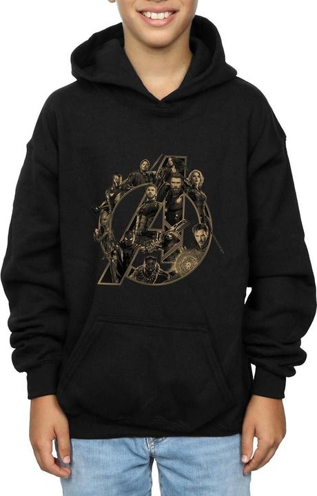 Image du produit - Sweat à capuche AVENGERS INFINITY WAR LOGO - Garçon (116)