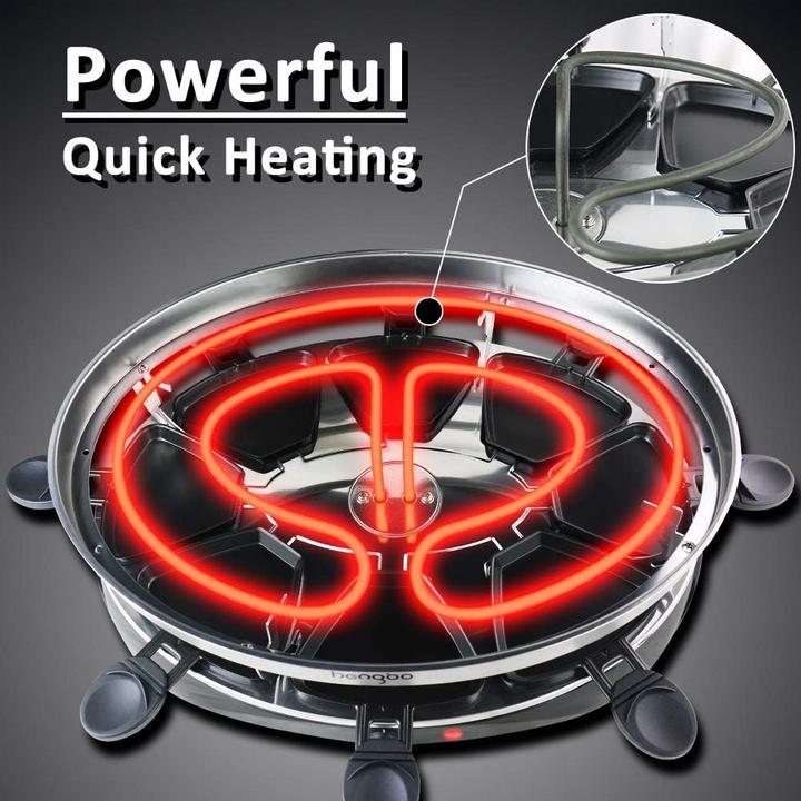 Actual product image HengBo Raclette Grill