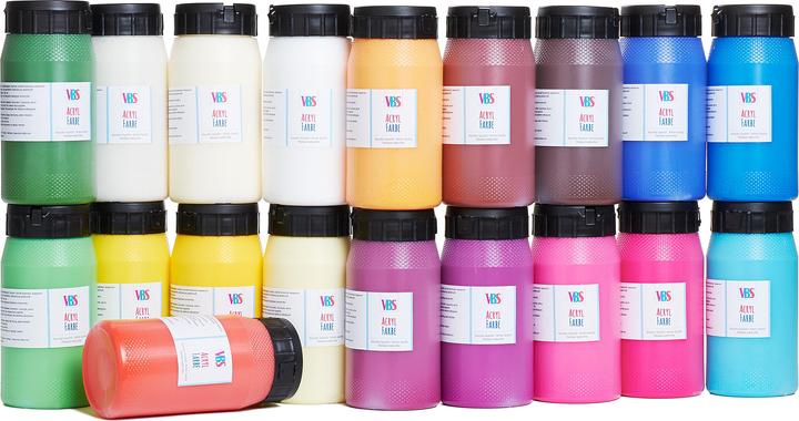 Image du produit VBS Peinture acrylique, 500 ml (Argent, 500 ml)