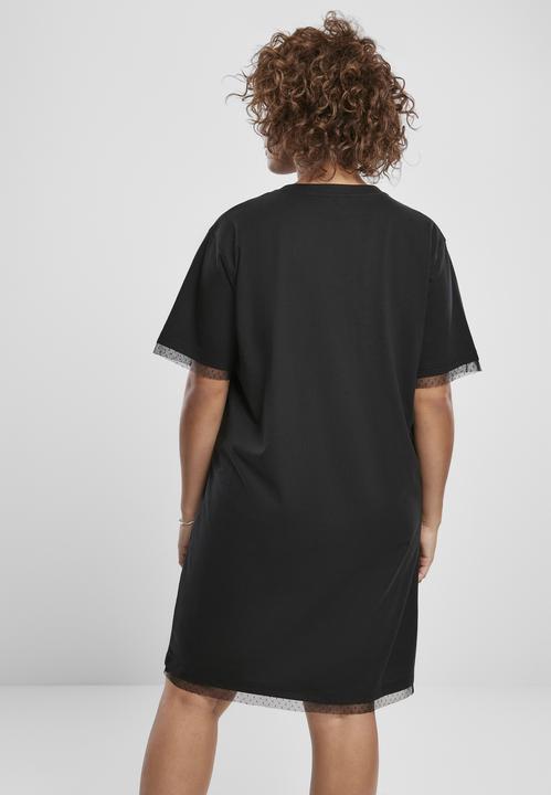 Produktbild Urban Classics Ladies Boxy Lace Hem Tee Dress (M)