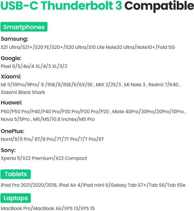 Produktbild Ugreen USB C — 3.5mm (1 m, USB)