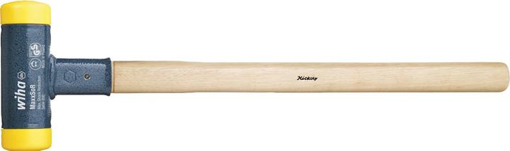 Actual product image Wiha Non-rebound soft-face hammer with hickory wooden handle. (543 g)