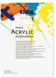 Image du produit Kreul Bloc pour artistes "Paper Acrylic", 10 feuilles, DIN A4 (Blanc)