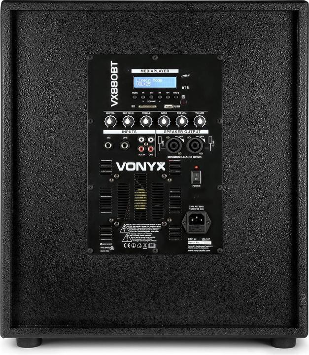Actual product image Vonyx VX880BT (Active, 2x 1000 W)