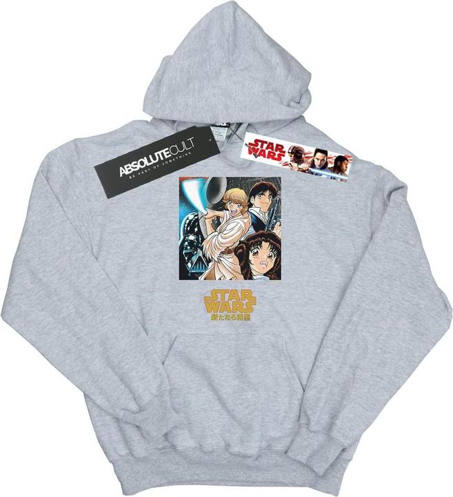 Immagine prodotto Star Wars Anime Poster Felpa con Cappuccio Ragazze (140, 146)
