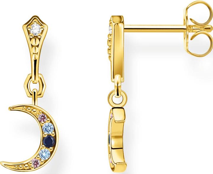 Thomas Sabo Royalty Mond Gold (750 Gelbgold Vergoldung, 925er Silber)