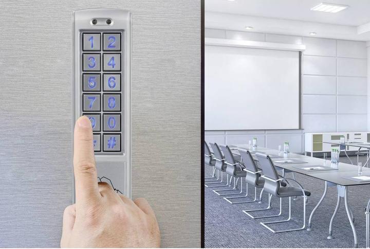 Actual product image Sygonix SY-6421352 Code-Tastatur mit RFID Oberflächenmontage 12 V DC/AC, 24 V D (Key card, Electronic numerical code)