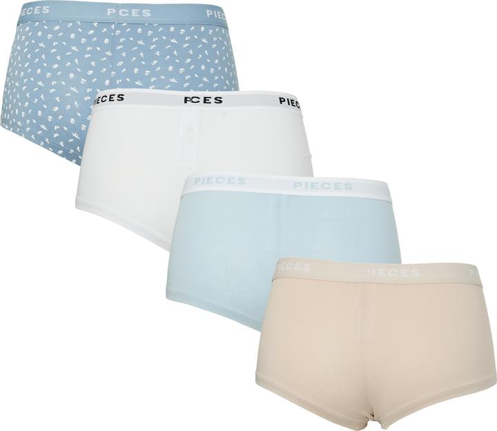 Immagine prodotto Pieces PCLOGO 4er-Pack Boxershorts (S, confezione da 4)