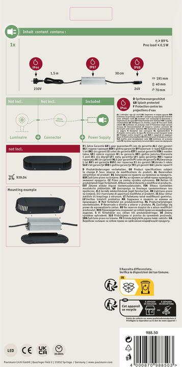 Image du produit Paulmann Alimentation électrique Plug & Shine
