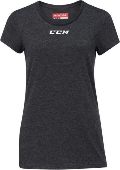 Image du produit CCM T-shirt femme col rond (bleu foncé, XS) (XS)
