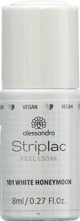 Actual product image Alessandro Striplac Peel or Soak (White Honeymoon, UV gel varnish)