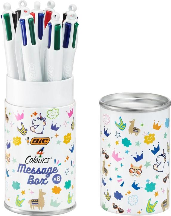 Image du produit Bic Clip pour stylo à bille (Multicolore, 8 x)