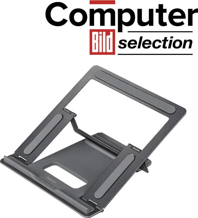 Immagine prodotto Hama In metallo", regolabile in altezza, inclinabile, fino a 39 cm (15,4