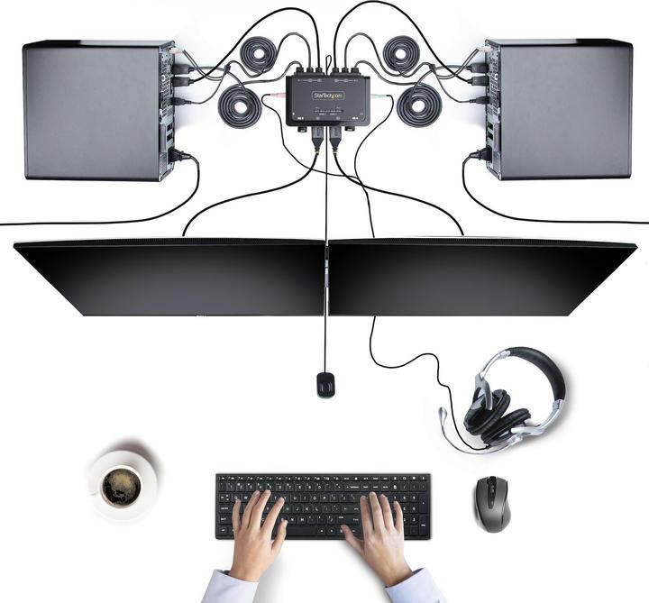 Produktbild StarTech 2-Port KVM Switch