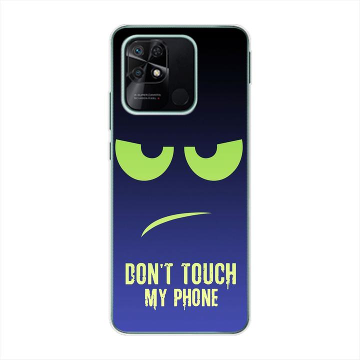 Dont Touch My Phone Grün Blau