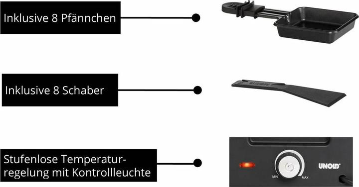 Immagine prodotto Unold 48760 Raclette Delice Basic