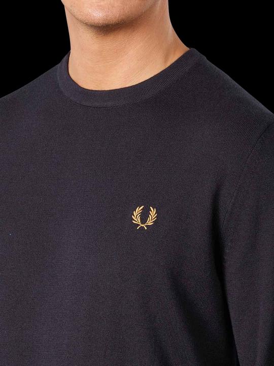 Image du produit Fred Perry Classic Crew Neck Jumper Navy (L)