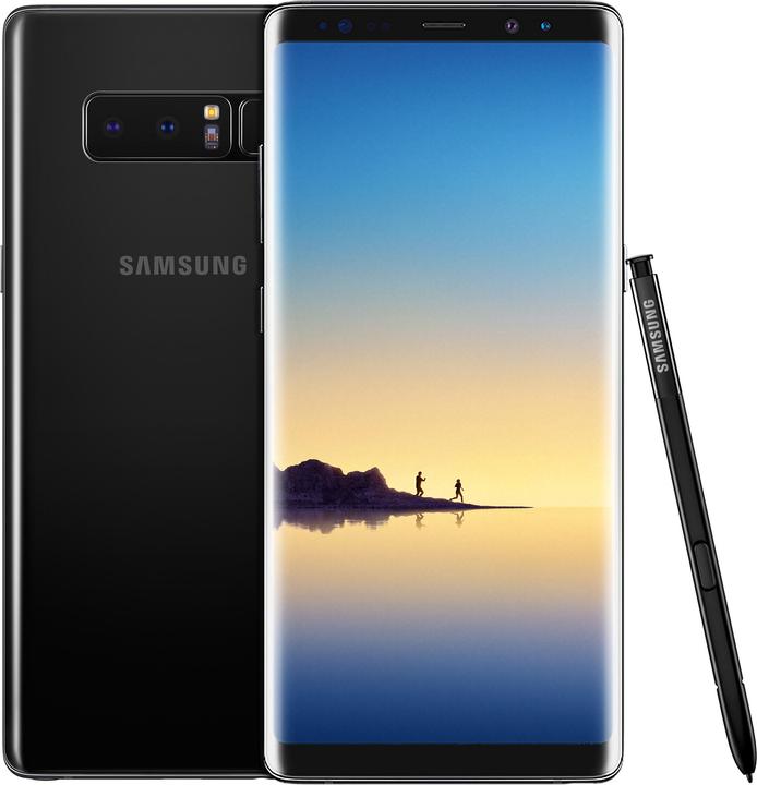 Image du produit Samsung Galaxy Note8 UE (64 Go, Midnight Black, 6.30", Double SIM hybride, 12 Mpx, 4G)