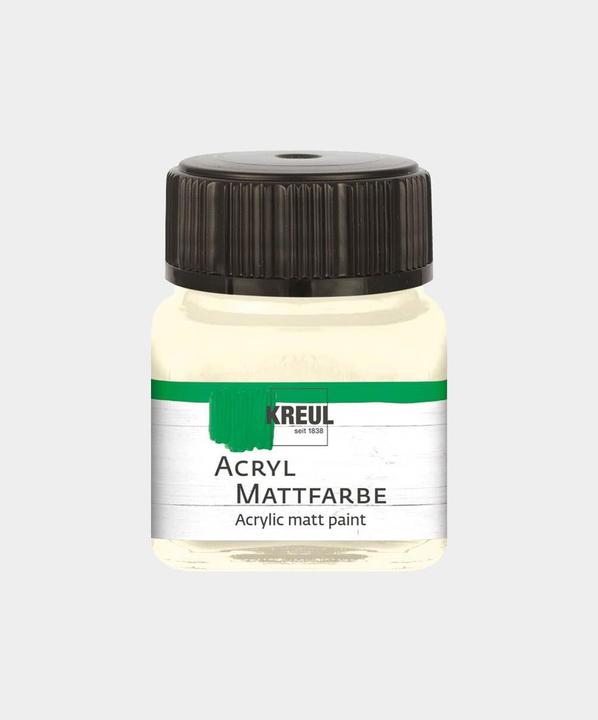Produktbild Kreul Acryl Mattfarbe, 20 ml (Elfenbein, 20 ml)