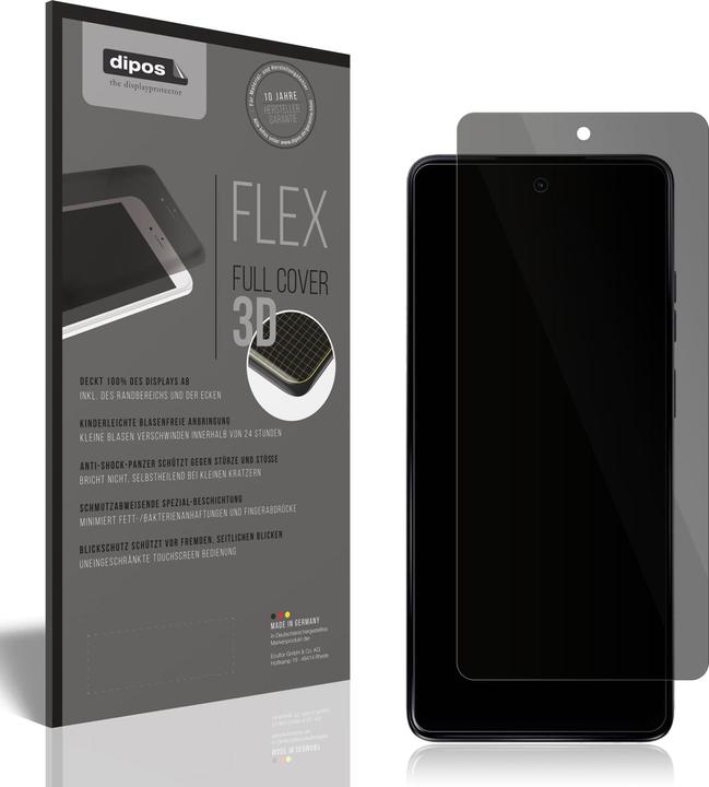 Produktbild Dipos Privacy Sichtschutzfolie Full Cover (1 Stück, Motorola Moto G24 Power)