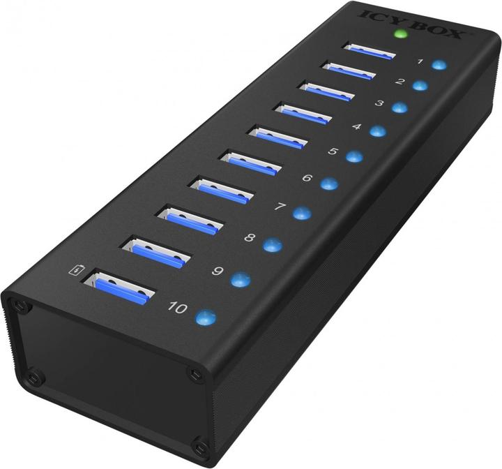 Image du produit Icy Box Ib-Ac6110 (USB-B, 10 Ports)