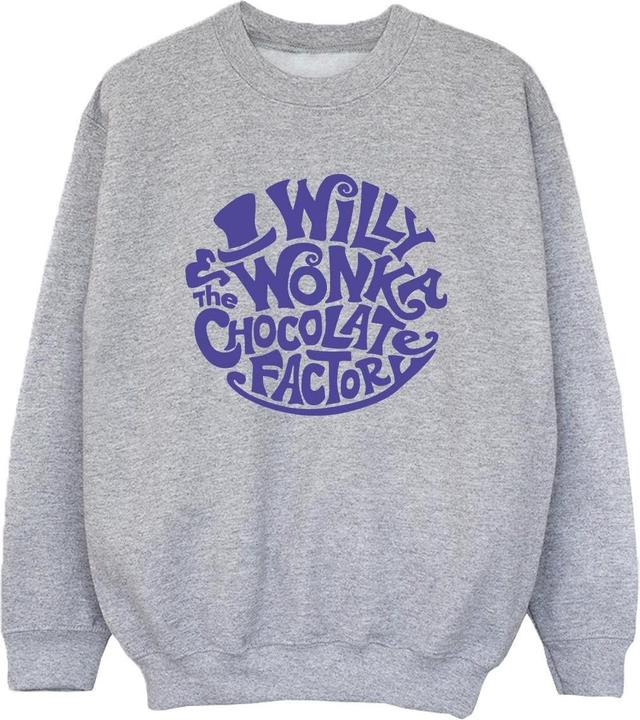 Willy Wonka & the Chocolate Factory Typed Logo Sweatshirt Jungen