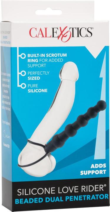 Immagine prodotto CalExotics Love Rider Silicone perline doppio penetratore Strap On
