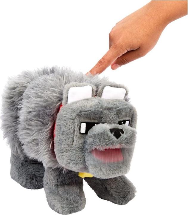 Actual product image Minecraft Dennis the Wolf (21 cm)