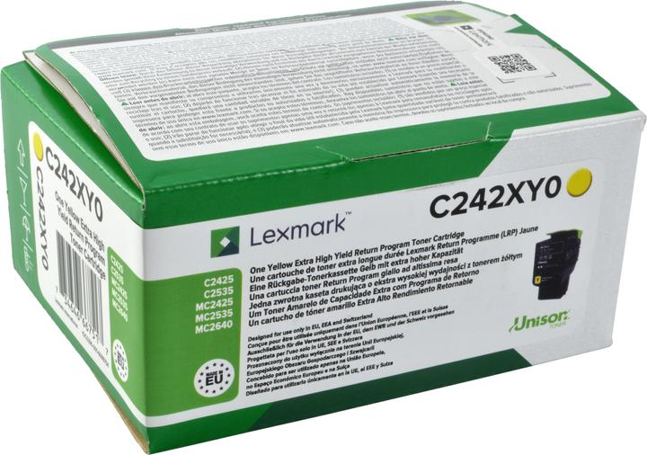 Actual product image Lexmark C242XY0 (Y)