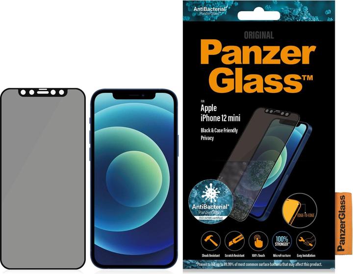 Image du produit PanzerGlass Privacy (1 pièce(s), Apple iPhone 12 mini)