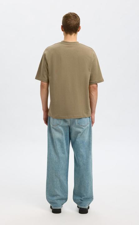 Actual product image Selected Homme Slhlooseoscar Ss O-Neck Tee Noos (L)